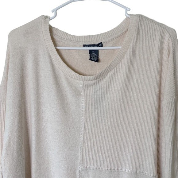 NWT Chelsea & Theodore Light Pink Soft Long Sleeve Blouse Size XL Women - Picture 5 of 12